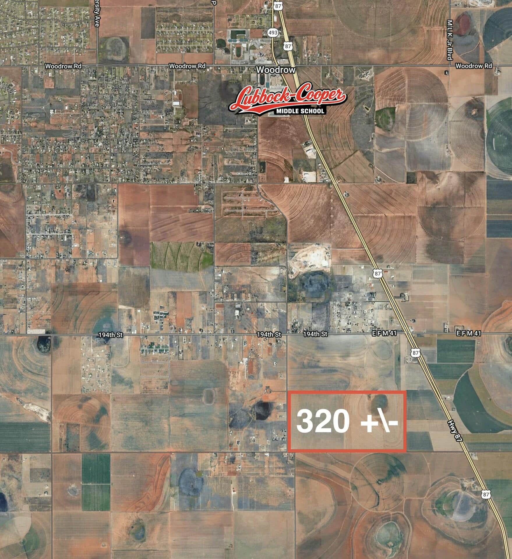 320 Acres in Lubbock, Lubbock County, TX