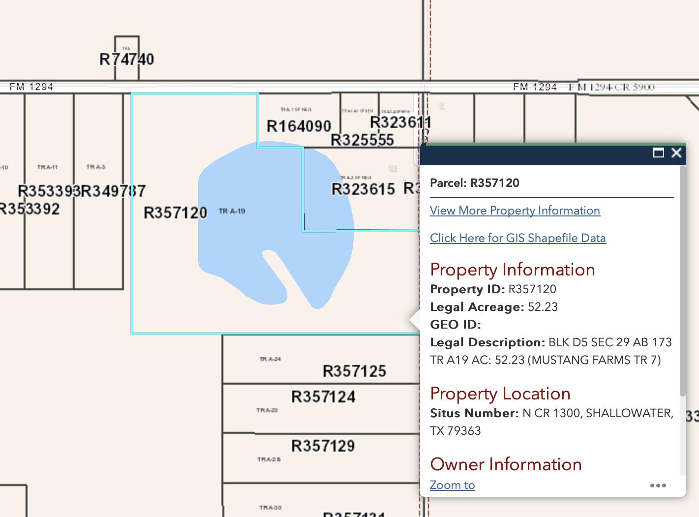 52.23 Acres in Shallowater, Lubbock County, TX